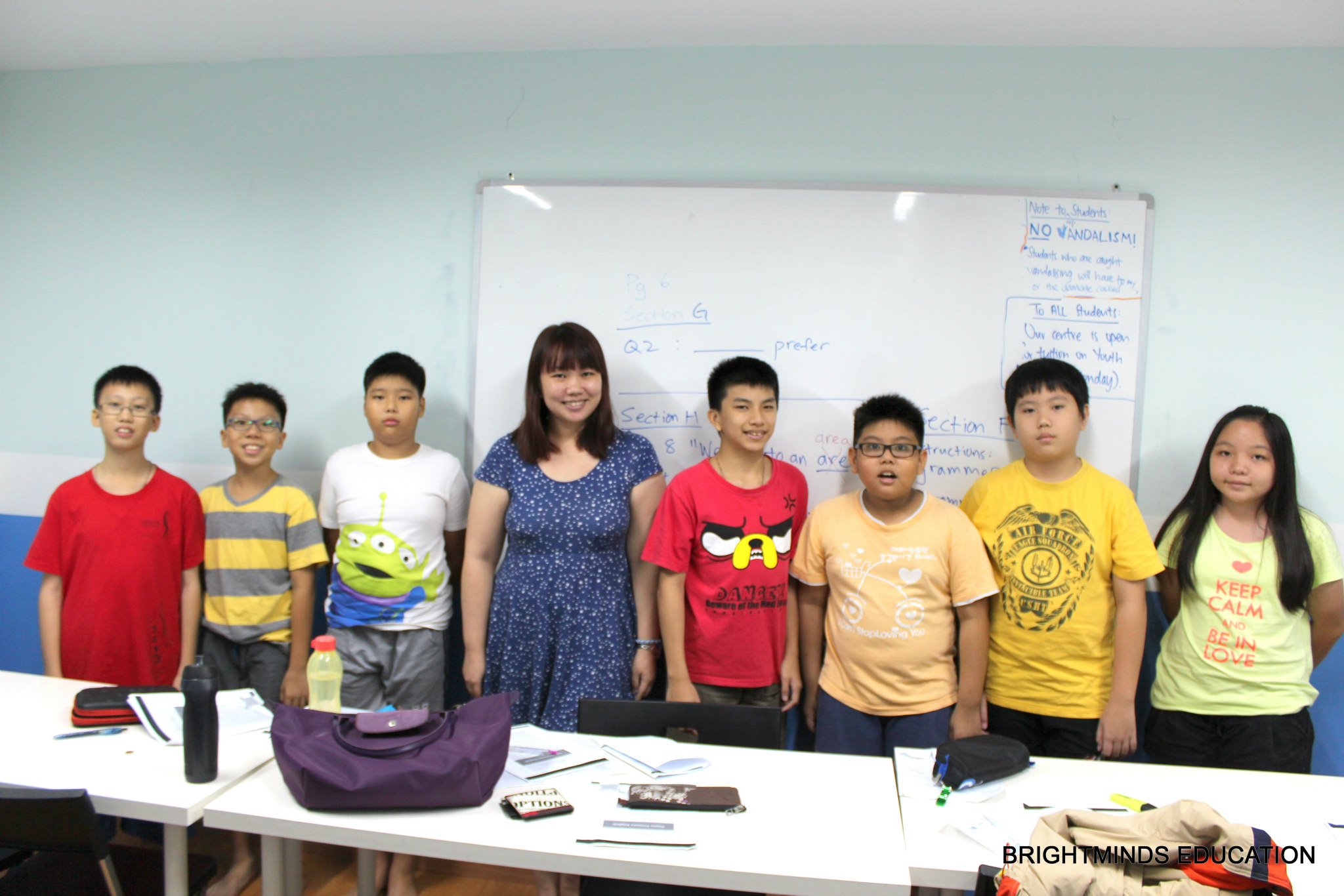 brightminds tuition class 1